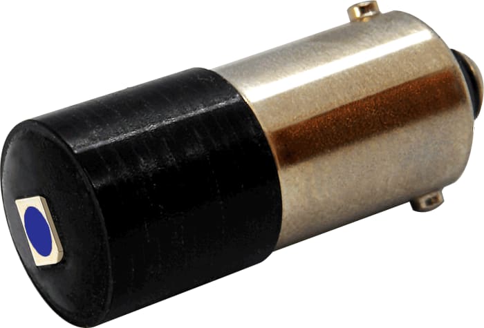 Oxley Blue LED Indicator Lamp, 12-60V ac/dc, BA9s Base, 10mm Diameter, 306mcd