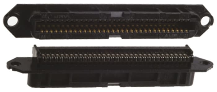 TE Connectivity 50-Way IDC Connector Plug for Cable Mount, 2-Row