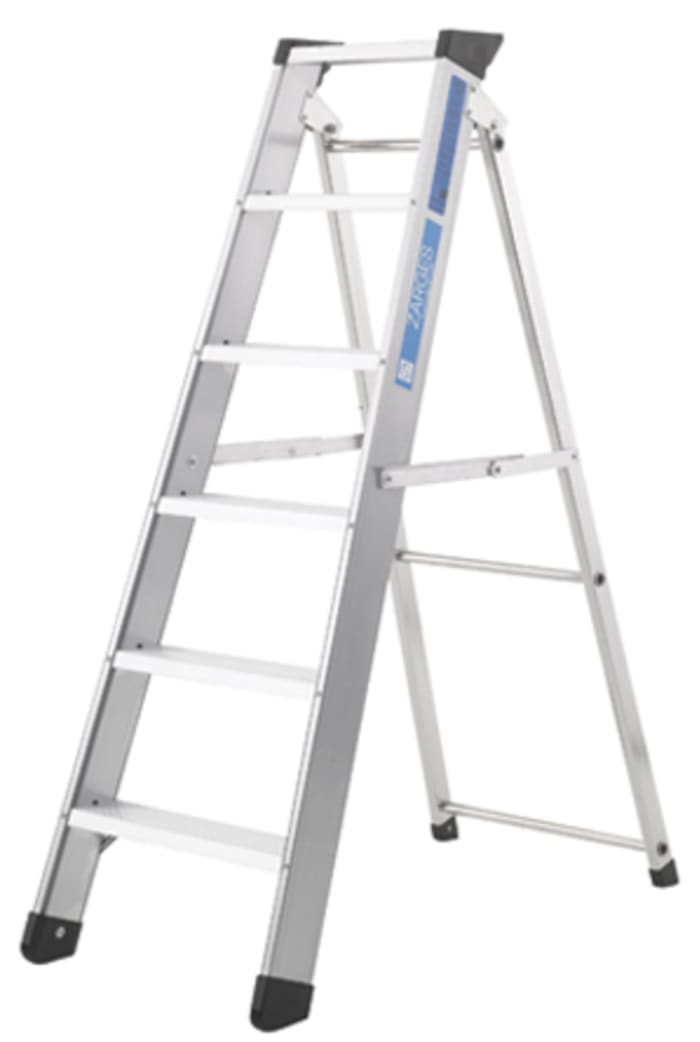 49612 Zarges Zarges Aluminium 12 steps Step Ladder 2.6m open length 799 0663 RS Components