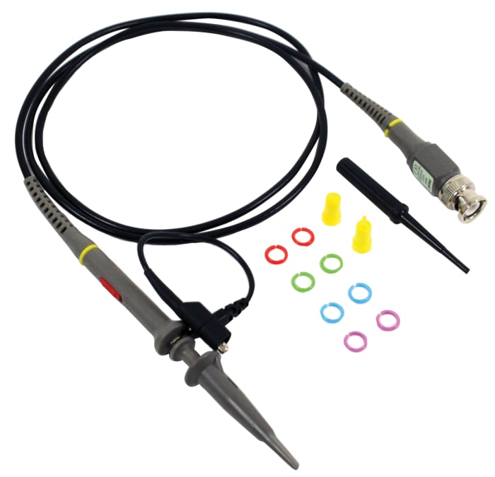 Pico Technology 4000 Series MI007 Oscilloscope Probe, Passive Type, 60MHz, 1:1, 10:1, BNC Connector