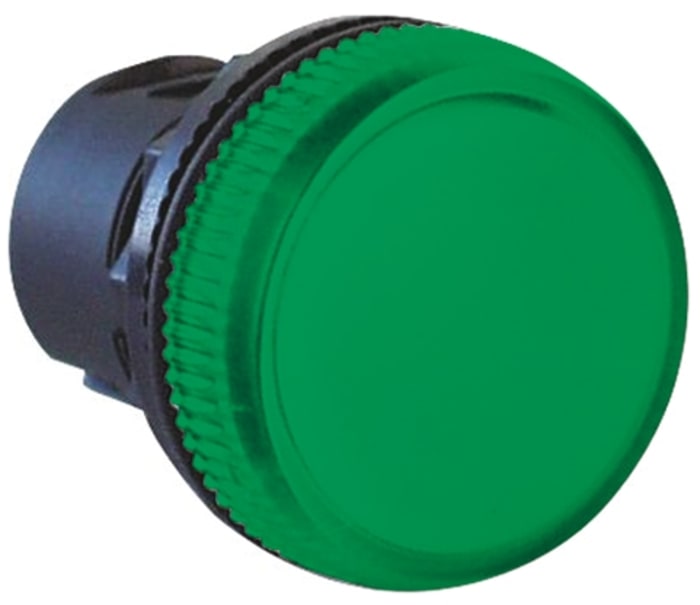 Allen Bradley Green Pilot Light Head, 22mm Cutout 800F Series