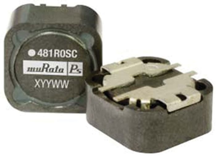 Murata, 4800S, 48100SC Shielded Wire-wound SMD Inductor 10 μH ±20% Wire-Wound 4.5A Idc Q:32