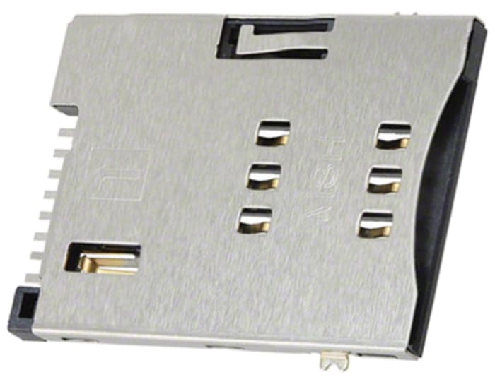 Molex, 47553 6 Way Push/Push Mini Memory Card Connector With Solder Termination