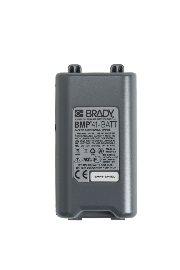 Brady Battery Battery Pack for use with BMP41, BMP61 Printers
