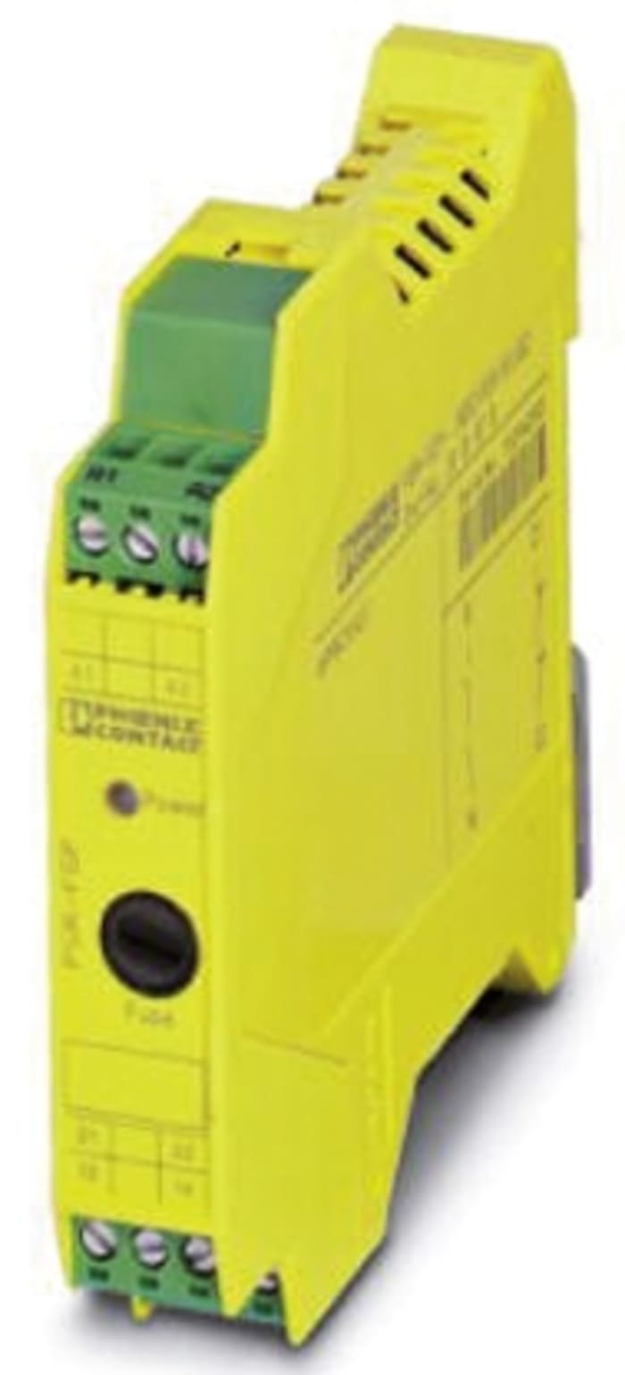 Phoenix Contact PSR-SCP Safety Relay, 24V dc, Single Channel, 2 Safety Contacts