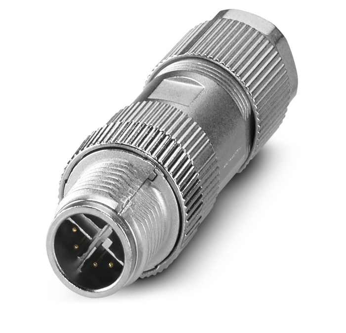 Phoenix Contact Circular Connector, 8 Contacts, Cable Mount, M12 Connector, Plug, Male, IP65, IP67, SACC Series