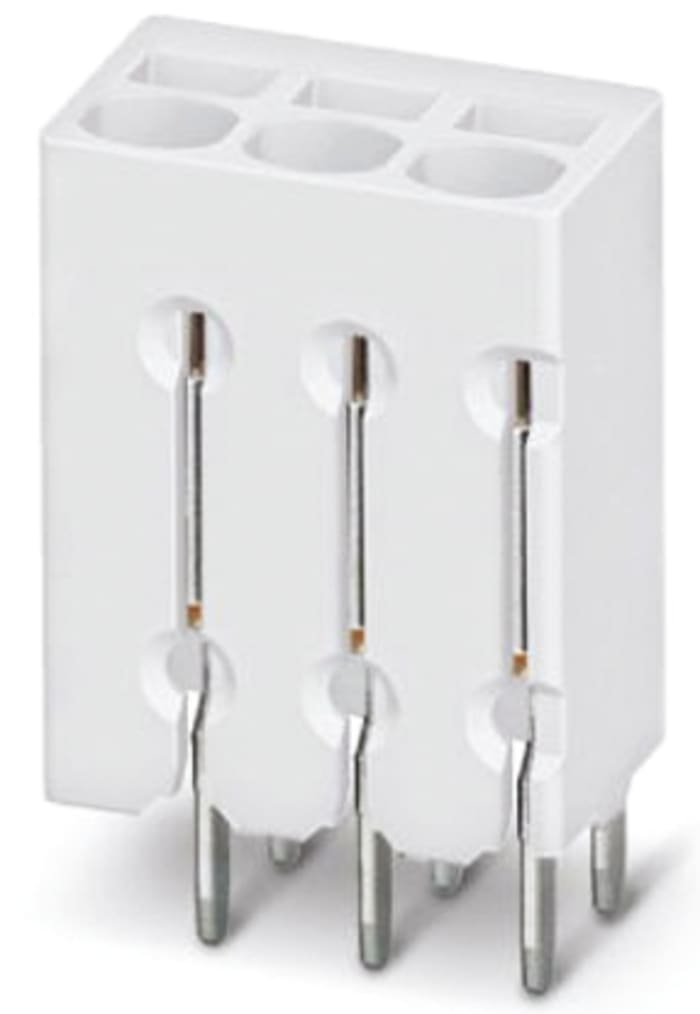 Phoenix Contact COMBICON PTSM Series PCB Terminal Block, 8-Contact, 2.5mm Pitch, Through Hole Mount, 1-Row, Spring Cage