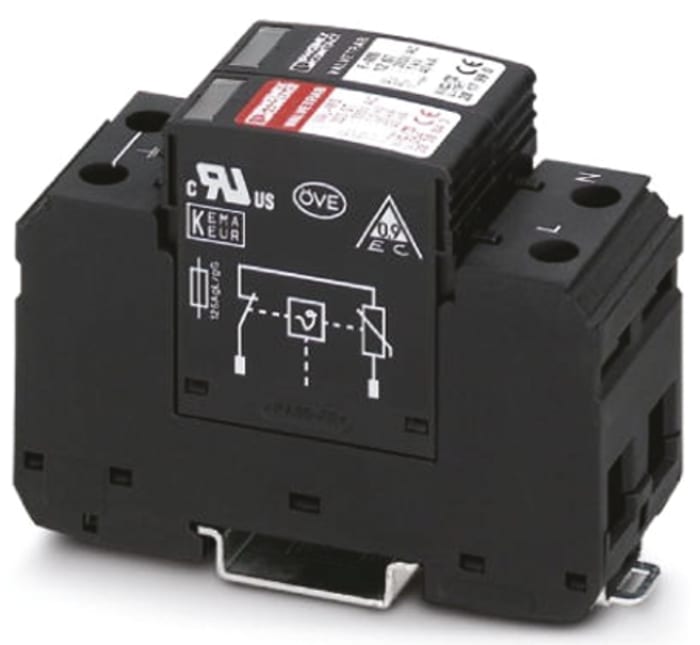 Phoenix Contact, VAL Surge Protector 415V ac Maximum Voltage Rating 40 kA Maximum Surge Current Surge Arrester