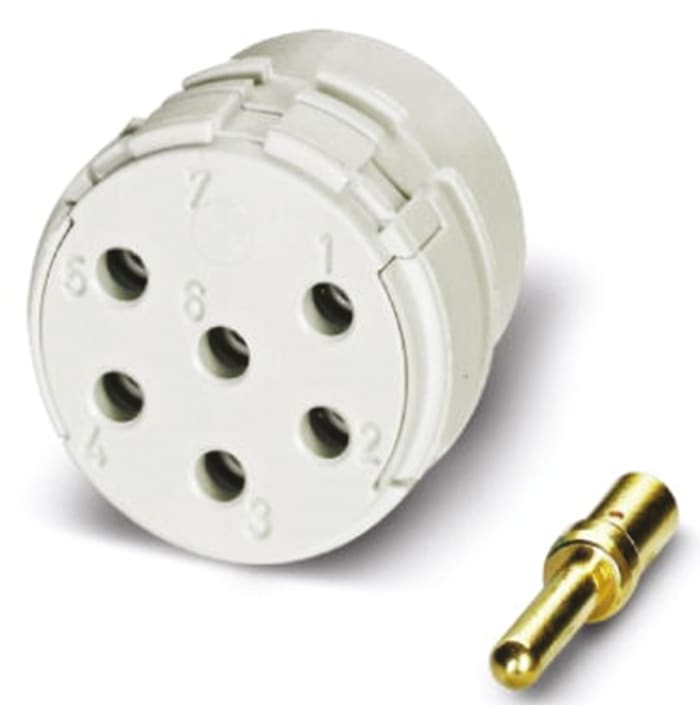Male Connector Insert 19 Way for use with Circular Connector