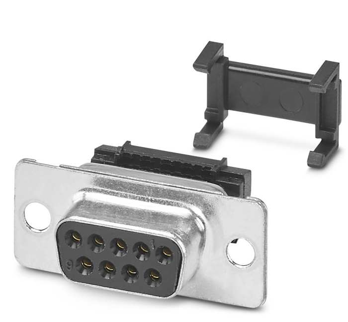 Phoenix Contact VS-09-BU-DSUB-FK 9 Way Panel Mount D-sub Connector Socket