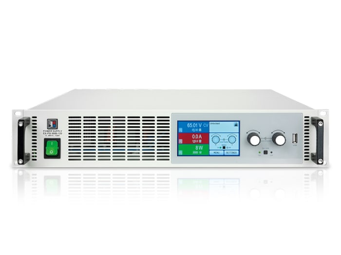 EA Elektro-Automatik EA-PSI 9000 2U Series Analogue, Digital Bench Power Supply, 0 → 500V, 20A, 1-Output, 0