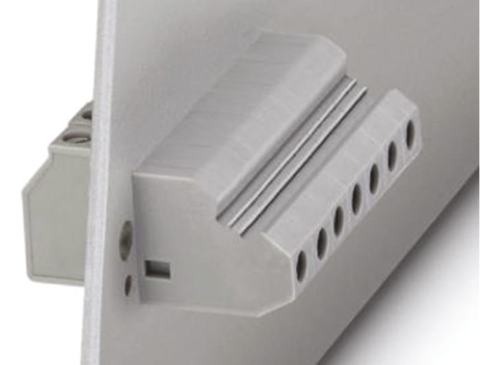 Phoenix Contact HDFKV4 Series Feed Through Terminal Block, 1-Contact, Plug-In, 1-Row, Screw Termination