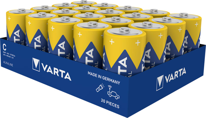 Varta Varta Industrial 1.5V Alkaline C Batteries