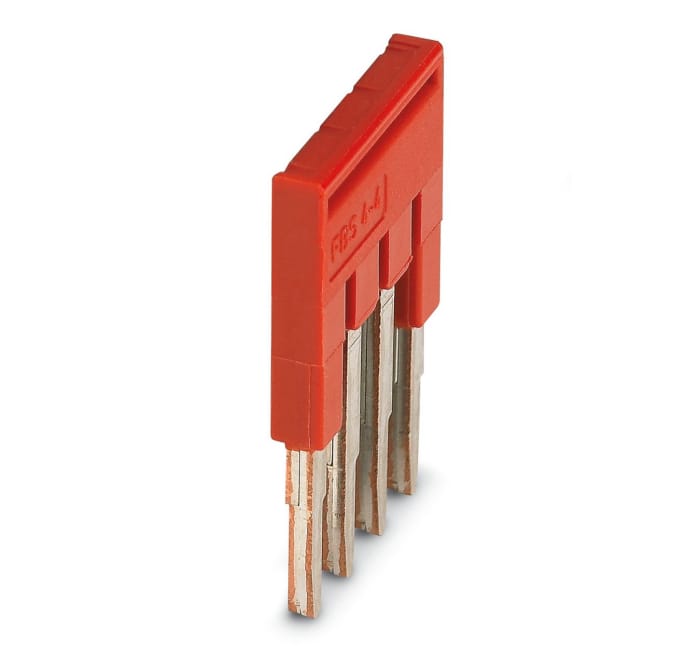 3030132 Phoenix Contact | Phoenix Contact FBS 4-4 Series Jumper Bar for ...