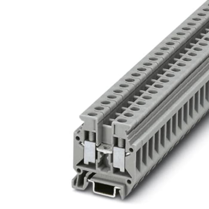 Bloc de jonction de traversée Phoenix Contact MBK 5/E-Z, 4mm², A visser, Gris