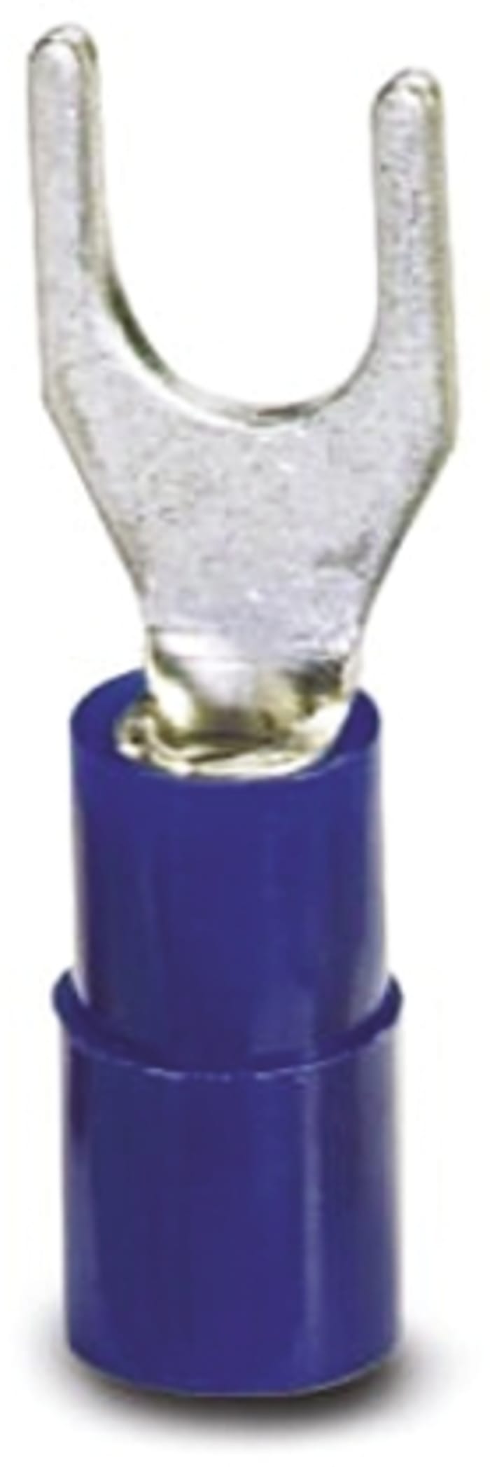 Phoenix Contact, C-FCI 2.5/M4 Insulated Crimp Spade Connector, 1.5mm² to 2.5mm², M4 Stud Size, Blue