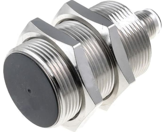 Omron Inductive Threaded Barrel Proximity Sensor, M30, 15 mm Detection, NPN NO, 12 → 24 V dc