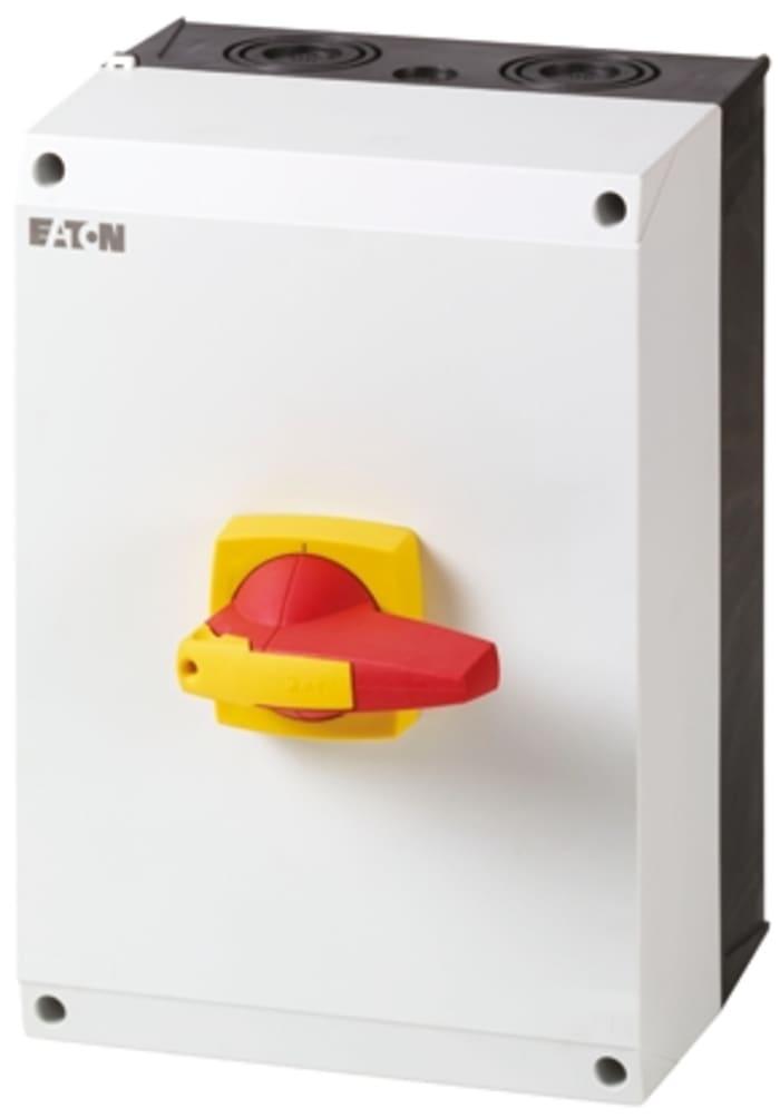 Eaton 4P Pole Isolator Switch - 125A Maximum Current, 59kW Power Rating, IP65