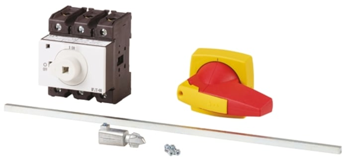Eaton 3P Pole Panel Mount Isolator Switch - 100A Maximum Current, 45kW Power Rating, IP65