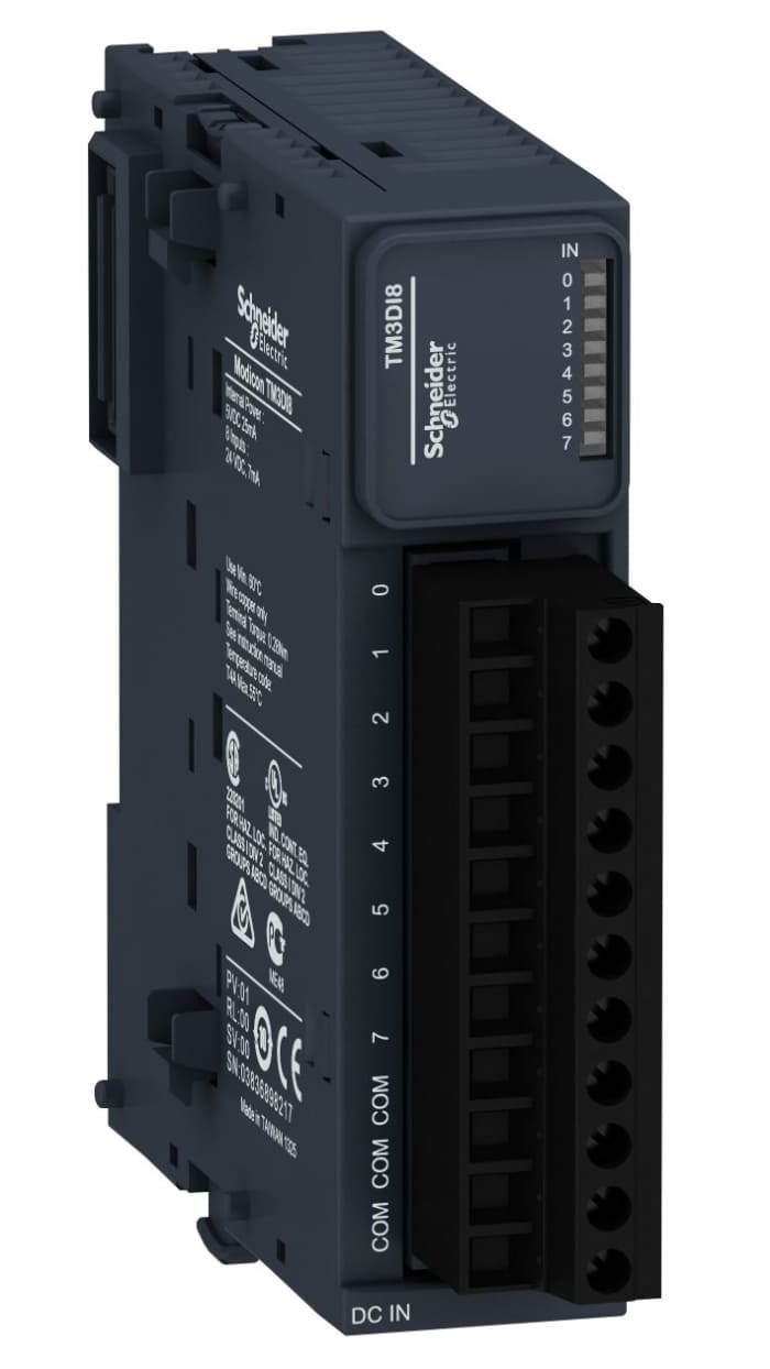 Schneider Electric TM3 Series PLC I/O Module for Use with Modicon M221, Modicon M241, Modicon M251