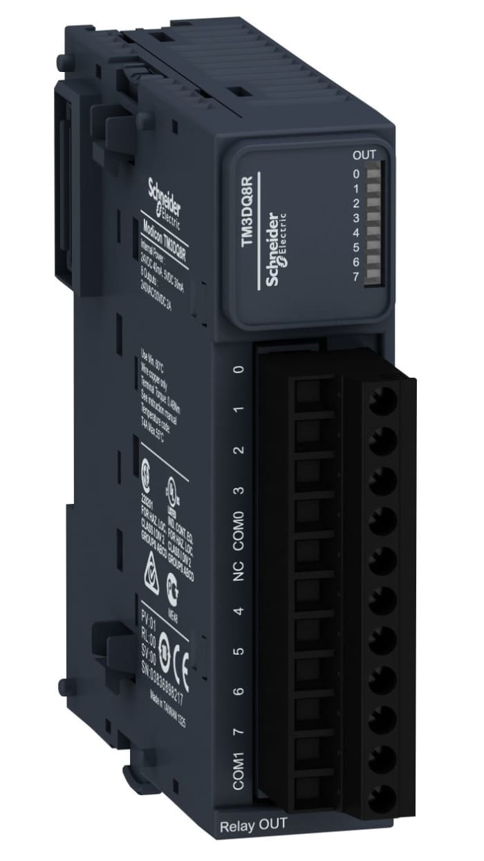 Schneider Electric TM3 Series PLC I/O Module for Use with Modicon M221, Modicon M241, Modicon M251, Relay