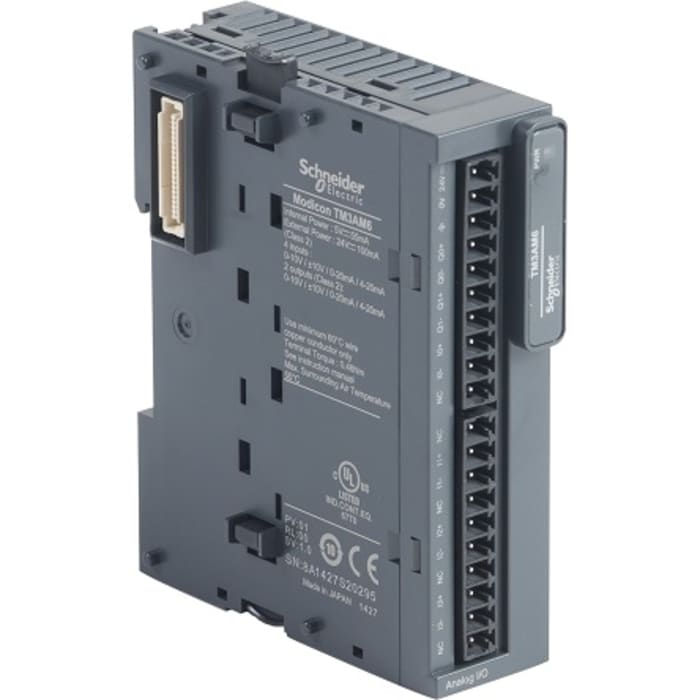 Tm3am6 Schneider Electric Schneider Electric Plc G C Modulu Tm3 Serisi 6 X G C 0 20 Ma 10 10 V Dc 90 X 23 6 X 70 Mm 806 7042 Rs Components