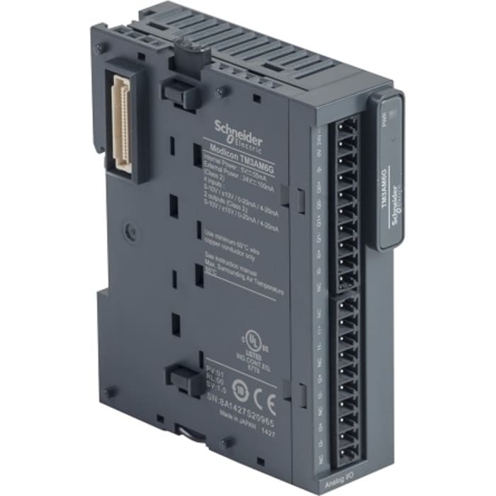 Schneider Electric FP2 Series PLC I/O Module for Use with Modicon M221, Modicon M241, Modicon M251, Current, Voltage,