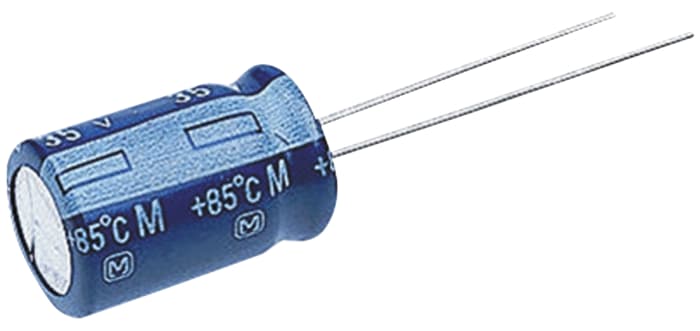 Panasonic 10000μF Electrolytic Capacitor 16V dc, Through Hole - ECA-1CM103