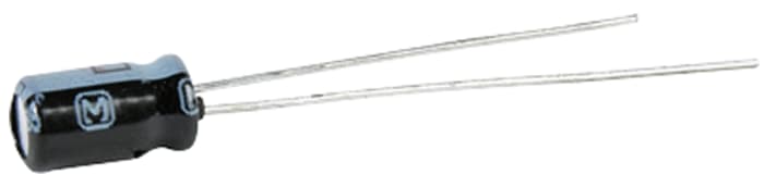 Panasonic 47μF Aluminium Electrolytic Capacitor 25V dc, Through Hole - ECE-A1EKA470I