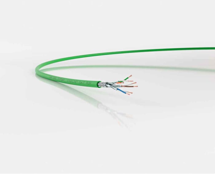 2170475 Lapp Lapp Cat7 Cable, SF/FTP Shield, Green PUR