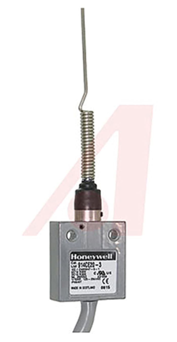 Honeywell 914CE Series Limit Switch, NO/NC, IP66, IP67, IP68, SPDT, Die Cast Zinc Housing, 250V ac Max, 5A Max