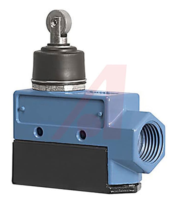 Honeywell BZE6 Series Plunger Limit Switch, NO/NC, IP66, SPDT, Die Cast Zinc Housing, 600V ac Max, 15A Max