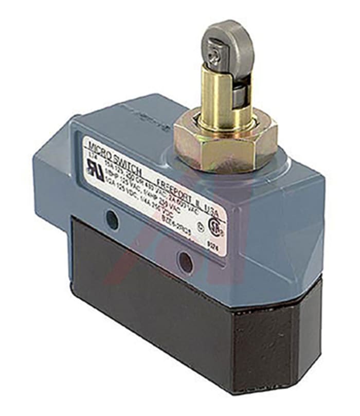 Honeywell BZE6 Series Plunger Limit Switch, NO/NC, IP40, SPDT, Die Cast Zinc Housing, 600V ac Max, 15A Max