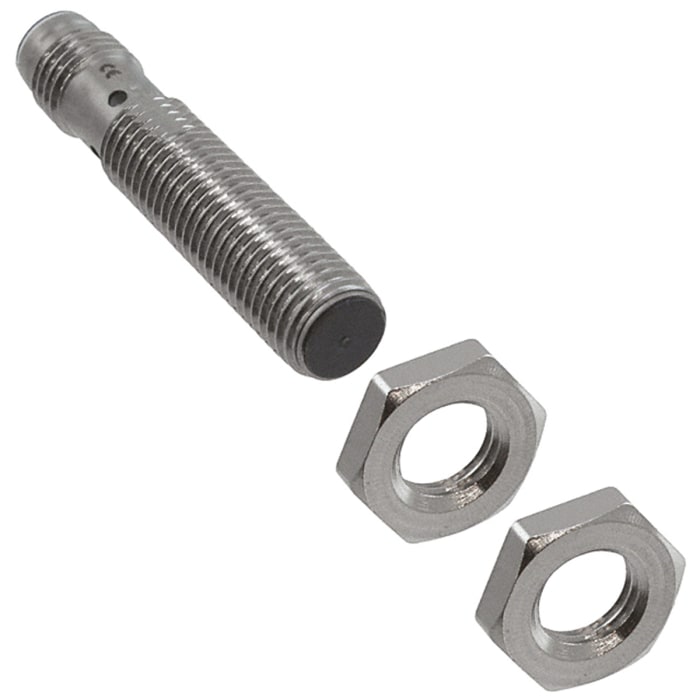 Omron Threaded Barrel Proximity Sensor, M8, 2 mm Detection, 12 → 24 V dc