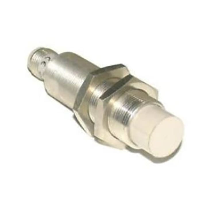 Omron Inductive Threaded Barrel Proximity Sensor, M18, 10 mm Detection, PNP NO, 12 → 24 V dc