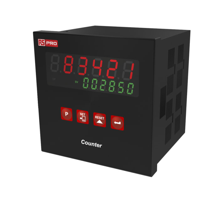 RS Pro Counter Counter, 6 digit, 20Khz, 24 V, 8086636