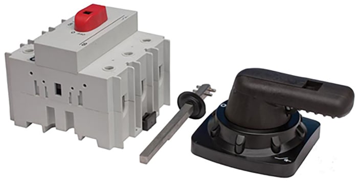 Craig & Derricott 3P Pole Isolator Switch - 125A Maximum Current, 63kW Power Rating, IP65