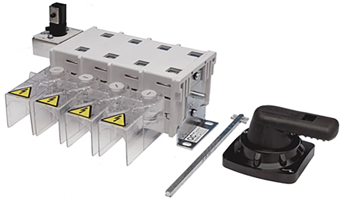 Craig & Derricott 4P Pole Isolator Switch - 125A Maximum Current, 45kW Power Rating, IP65