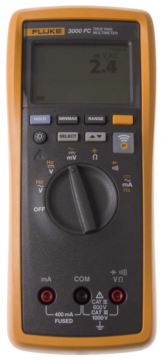 FLK3000 FC Fluke Fluke 3000 FC Handheld Digital Multimeter, True RMS