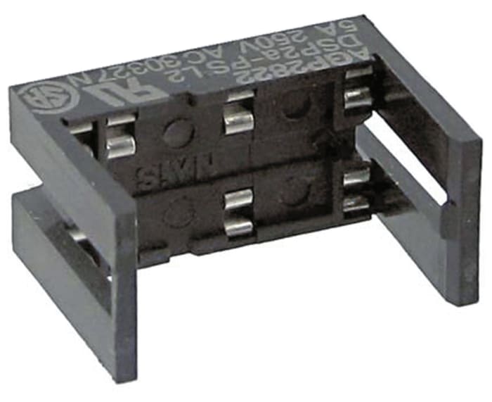 Support relais Panasonic série DS-P 8 contacts, Montage sur CI, 250V c.a., pour Relais série DSP