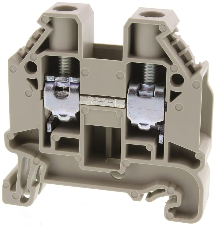 Wieland 58.510.0055.0 WT 10 Series Grey, Single-Level, Screw Termination, ATEX