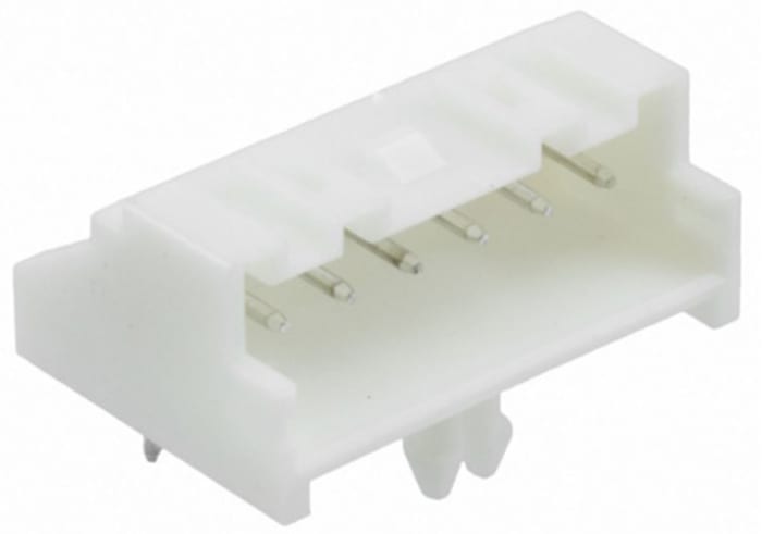 TE Connectivity Economy Power 2.5 Series Right Angle Through Hole PCB Header, 6 Contact(s), 2.5mm Pitch, 1 Row(s),