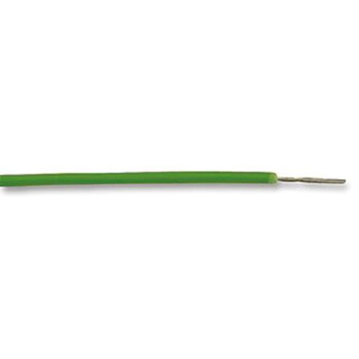 RS PRO Green 0.33 mm² Hook Up Wire, 22 AWG, 7/0.25 mm, 100m, PVC Insulation