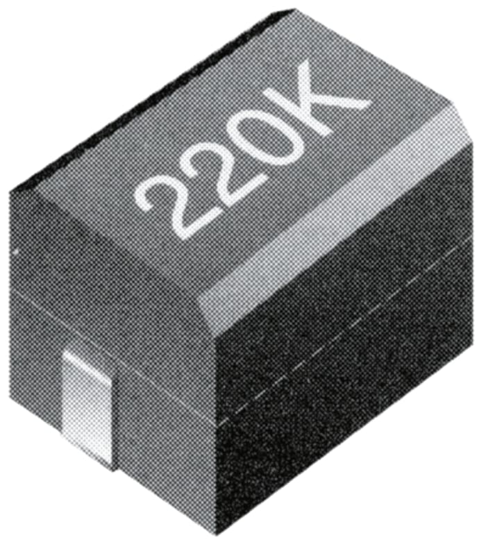 TE Connectivity, 3613C, 1812 Shielded Wirewound Surface Mount Inductor with a Ferrite Core, 10 μH ±10 % 250 mA Idc Q:50
