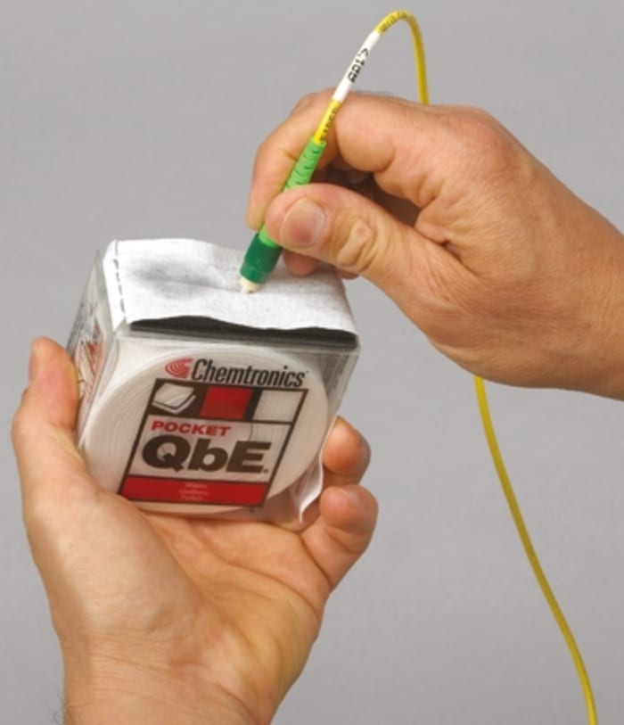 pQbE Chemtronics | Chemtronics Fibre Optic Cleaning Wipe for End-Face ...