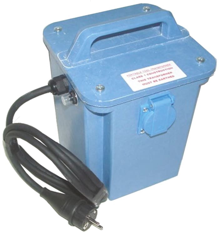 Transformateur de sécurité Carroll &amp; Meynell 1.5kVA, primaire 230V c.a., secondaire 230V, série CM