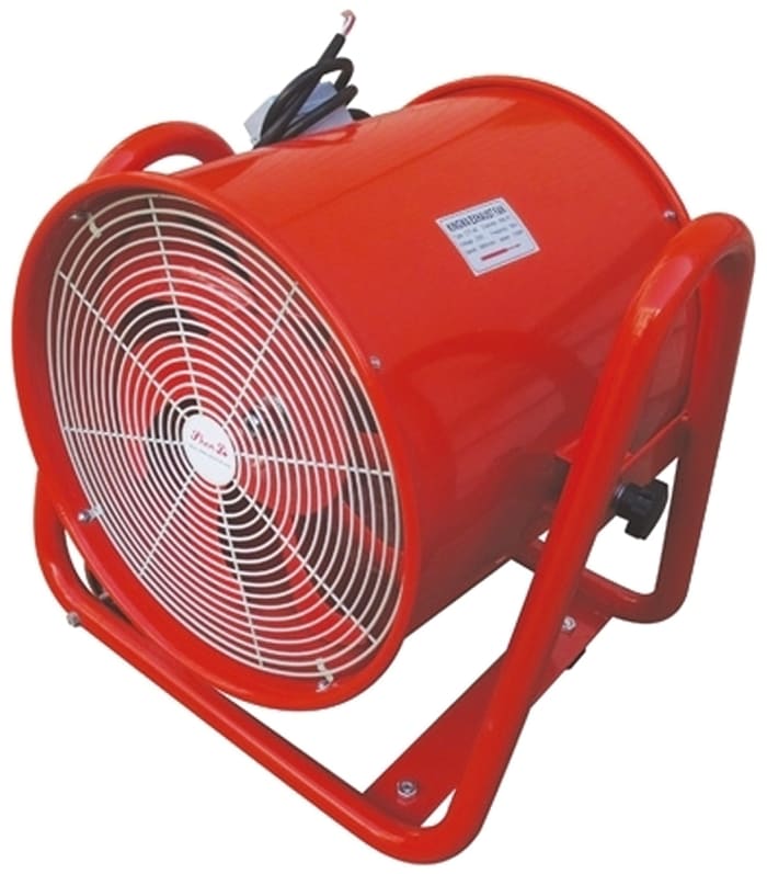 Ventilateur Sur pied, utilisation intensive, Débit d'air 14400m³/h, Fiche euro