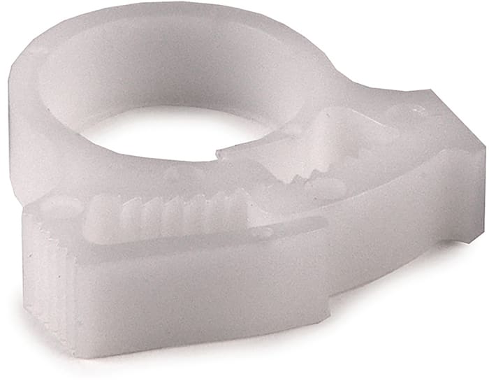 HellermannTyton Natural Polyoxymethylene Hose Clamp, 35.1mm Max. Bundle