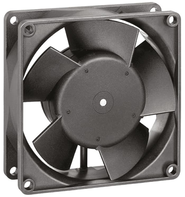 ebm-papst 3300 Series Axial Fan, 12 V dc, DC Operation, 80m³/h, 2.5W, 92 x 92 x 32mm