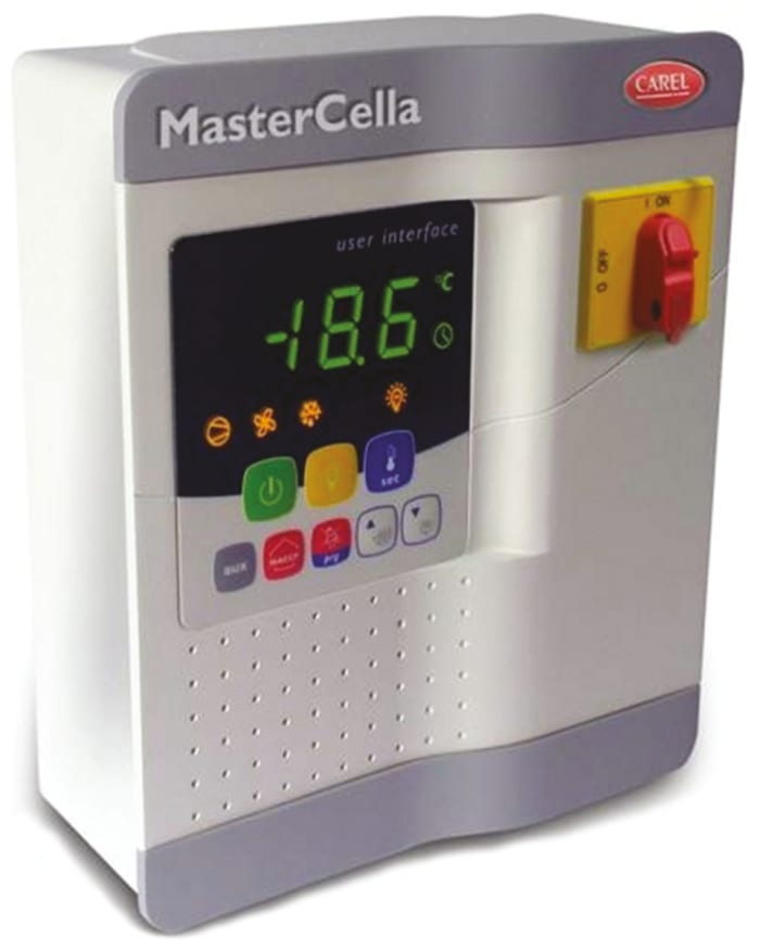 Régulateur de température PID Carel MasterCella, 115→230 V c.a., 200 x 240mm, 2 sorties, Relais